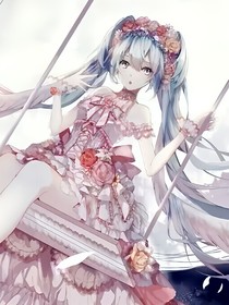 漫步在雨中的少女