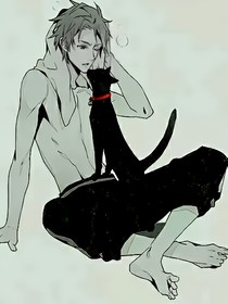 少年、猫