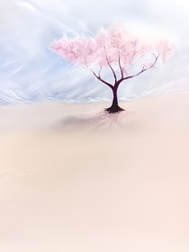櫻花樹下的思念
