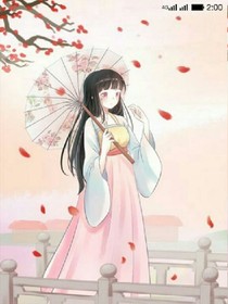 伞下的少女