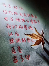 以前与以后的我们