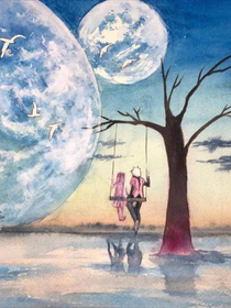 夜空中的你真美麗