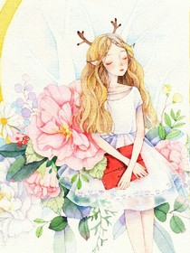 春天的淡蓝百合