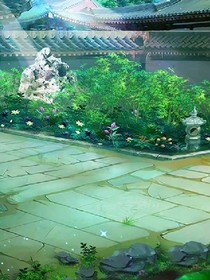 墨色玄衣。