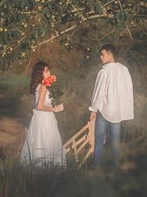 再见你时-樱花树下