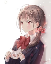 墙角女孩