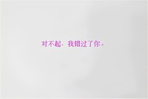 对不起。我错过了你。