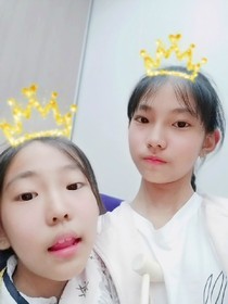 我和姐姐的日常拍照