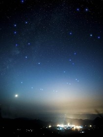 临晨一点半的星月夜