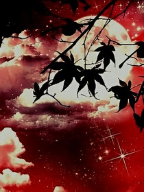 红色的光晕