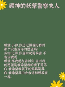 顧神的妖孽警察夫人