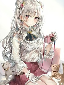 穿越我的世界之白发少女