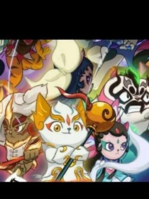 京劇貓之明月和黯