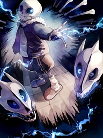 穿越傳說之下并成sans