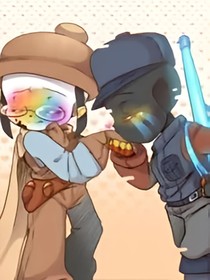 传说之下之cp和发图