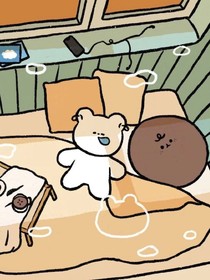 落月坠入星野