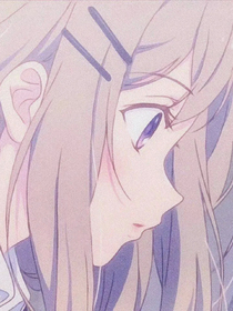 烟雨中的她