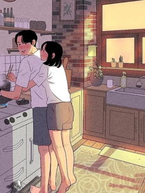 背后的拥抱