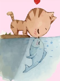 猫猫打开了盒子