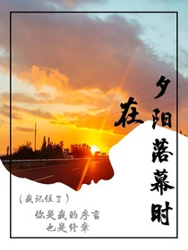 在夕阳落幕时