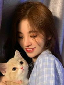 我家有一只可爱的小猫