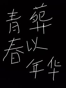 以我的青春葬我最美年华