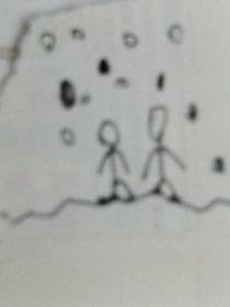 大雪之中