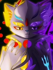 京劇貓之黑白交織