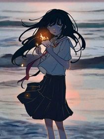 蓝色百迭裙