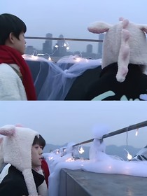 星空下相擁
