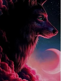 狼王梦之夜深人静孤狼夜嚎