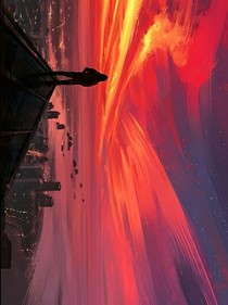 余晖下