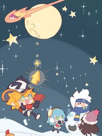 七颗星星（all金）