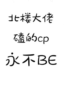 北楼大佬磕的cp永不BE