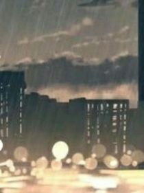 倾泻的雨