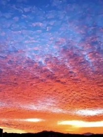 我眼中的晚霞