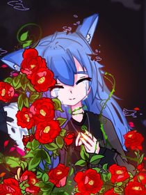 满天星紫藤花