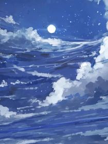 落雨入长河