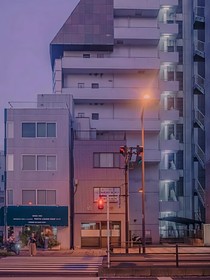 黑眼鏡上的燈光