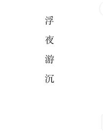 浮夜游沉