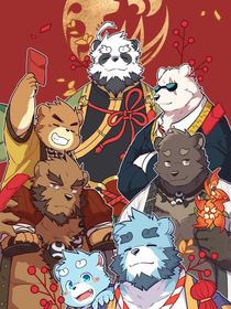全兽出击介叔和他的两个侄子