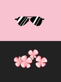 墨鏡與海棠