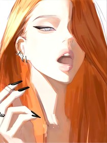 杏仁般的她