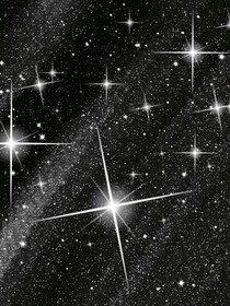 夜幕之下的星星