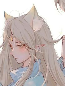 光下少女