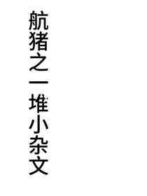 航猪：一堆小杂文