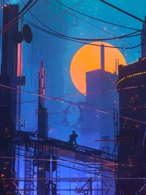城的上方