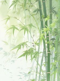 竹墨清语