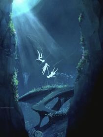 被大海吞沒
