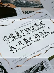 你像夏至的分界线我一身最长的白天